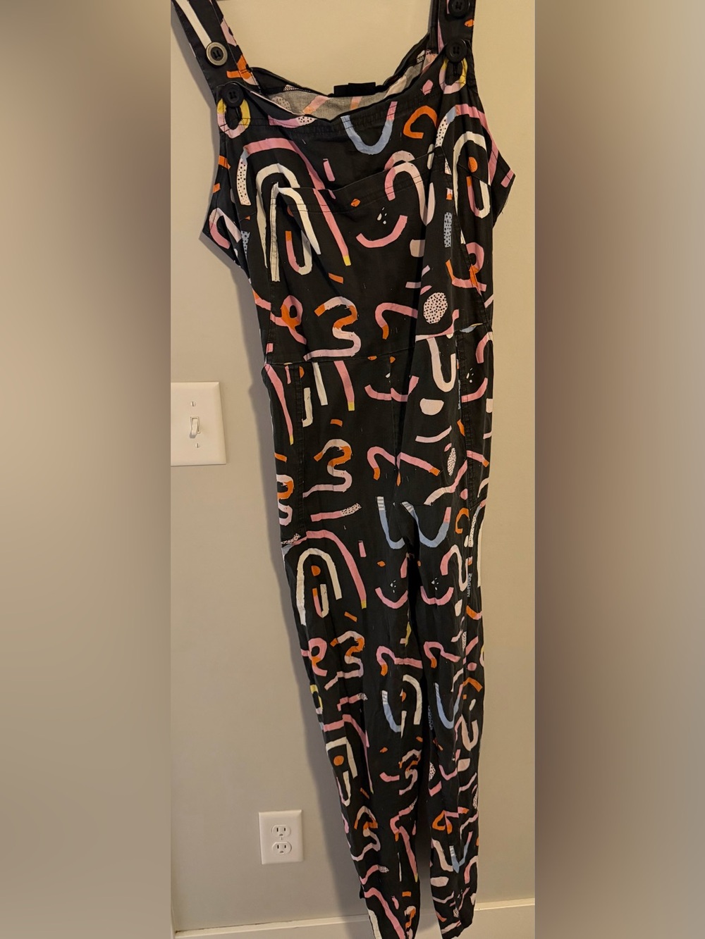 NOOWORKS candy print overalls